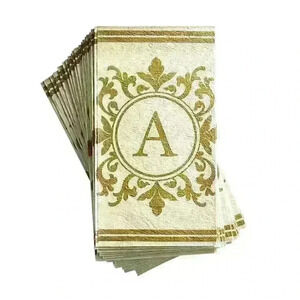 Set of 40- "A" Buffet Paper Napkins